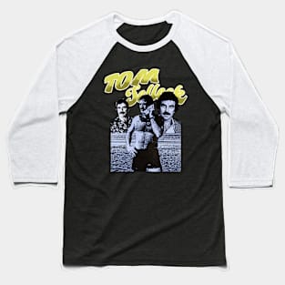 Tom Selleck 80s Retro Baseball T-Shirt